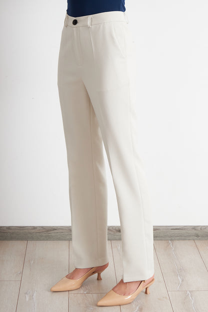 Pantalón Sastrero Recto Blanco