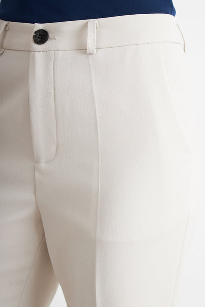 Pantalón Sastrero Recto Blanco