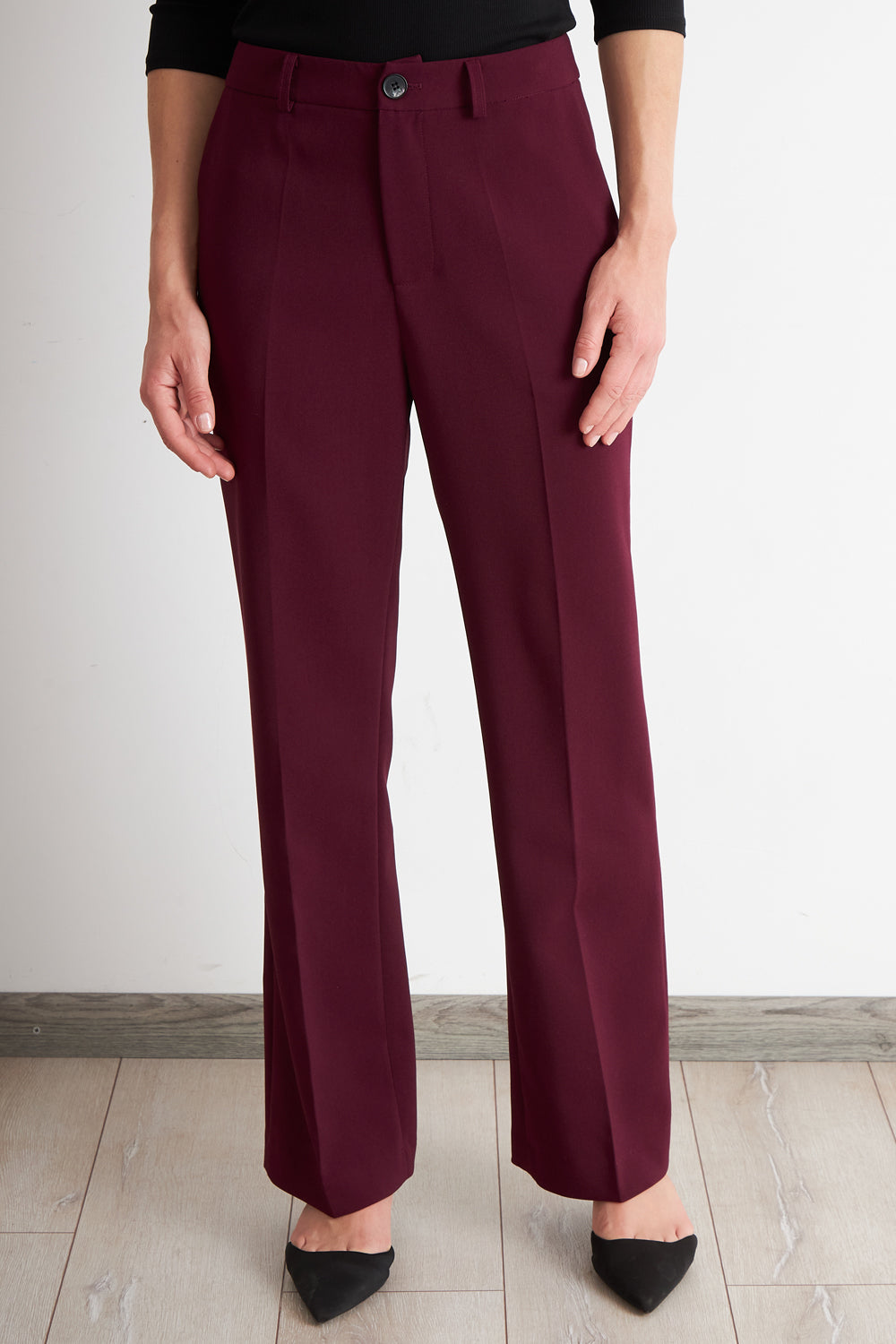 Pantalón Sastrero Recto Burdeo