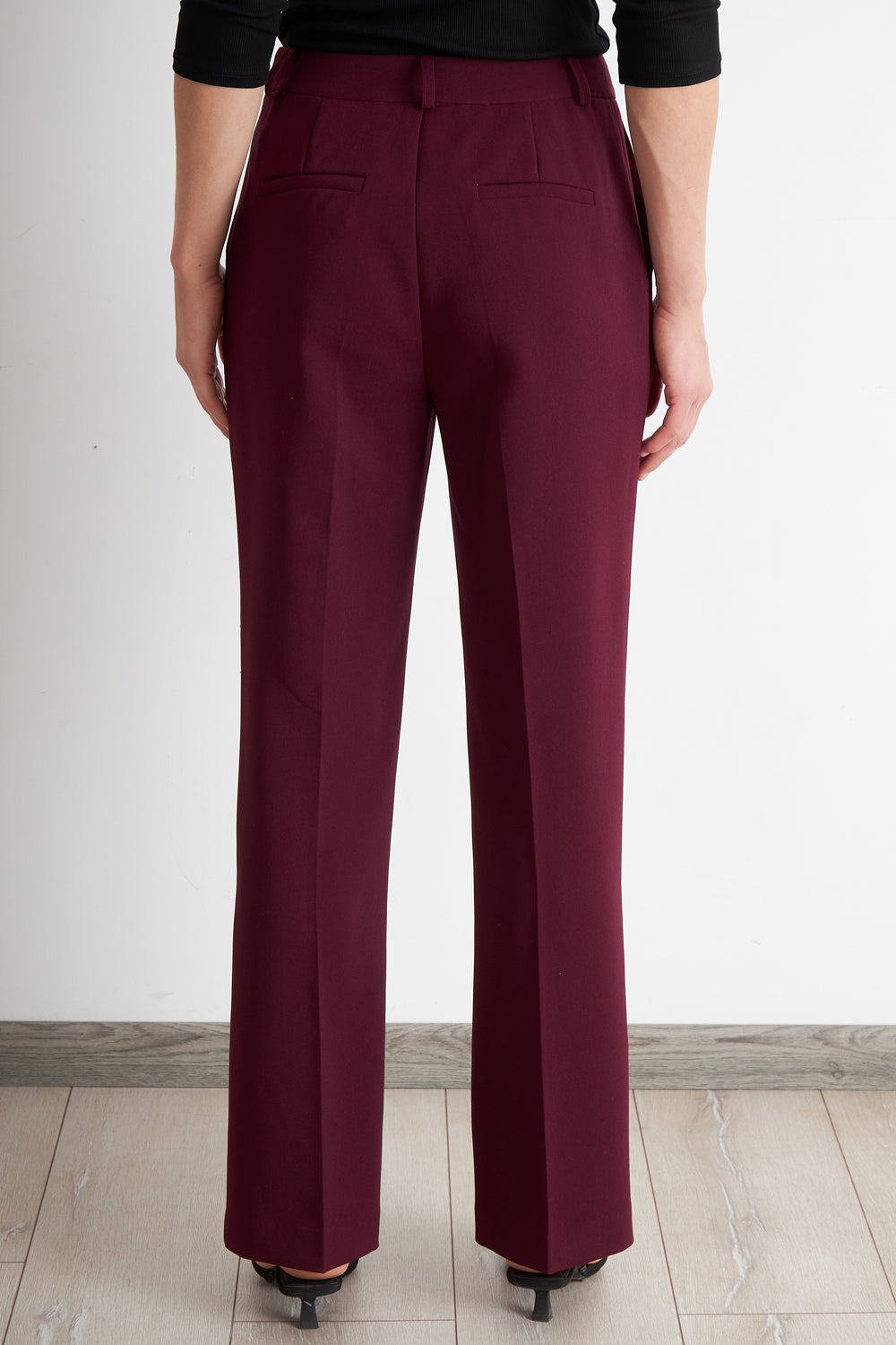 Pantalón Sastrero Recto Burdeo