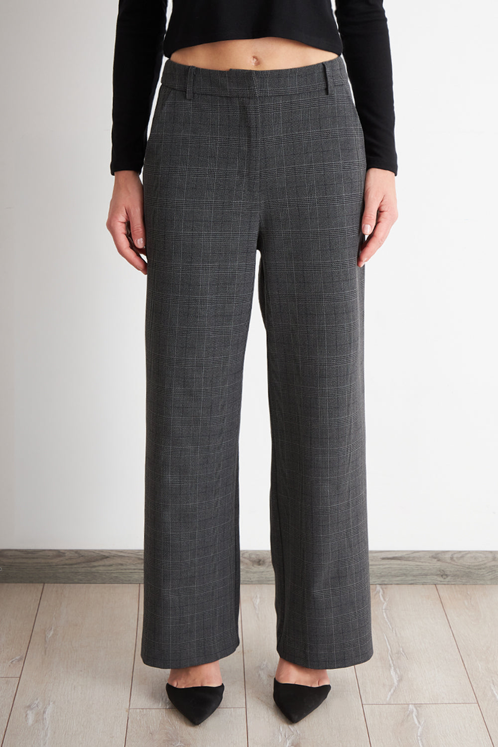 Pantalón Tartán Gris