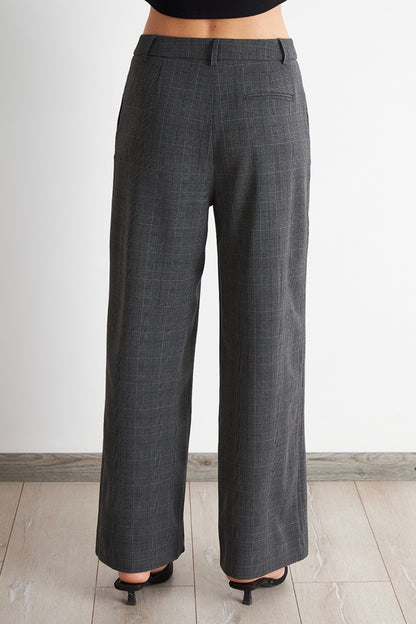 Pantalón Tartán Gris