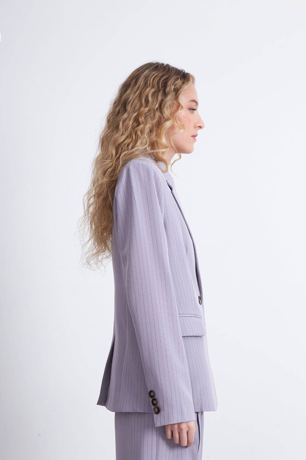 Blazer Rayas Diplomáticas Gris
