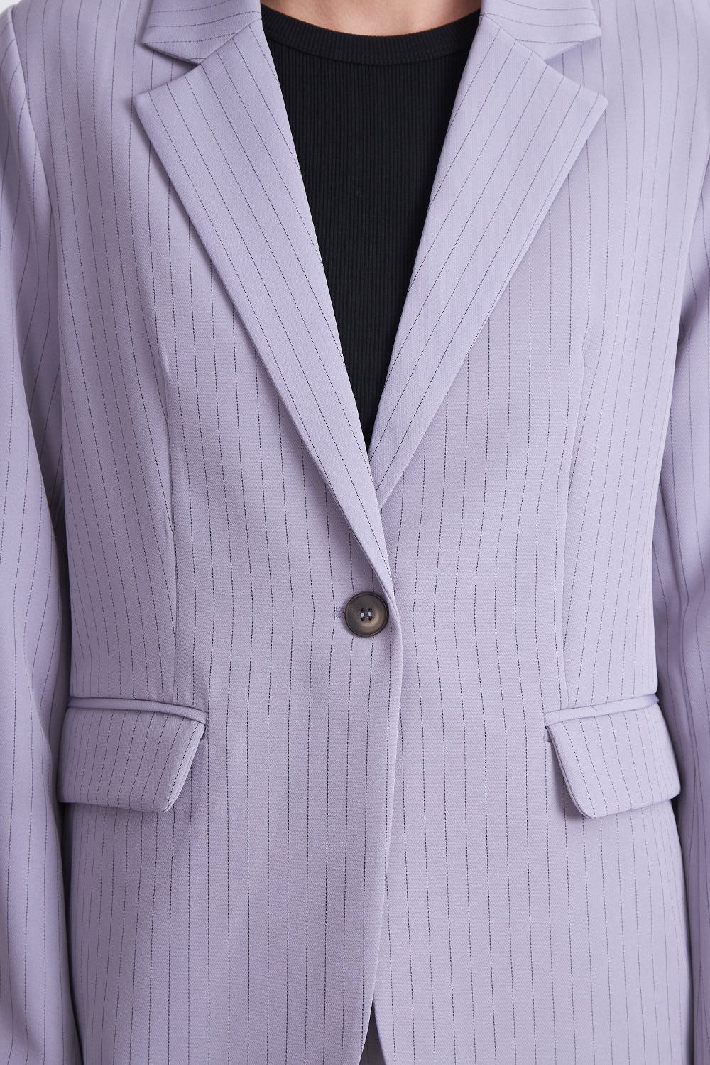 Blazer Rayas Diplomáticas Gris