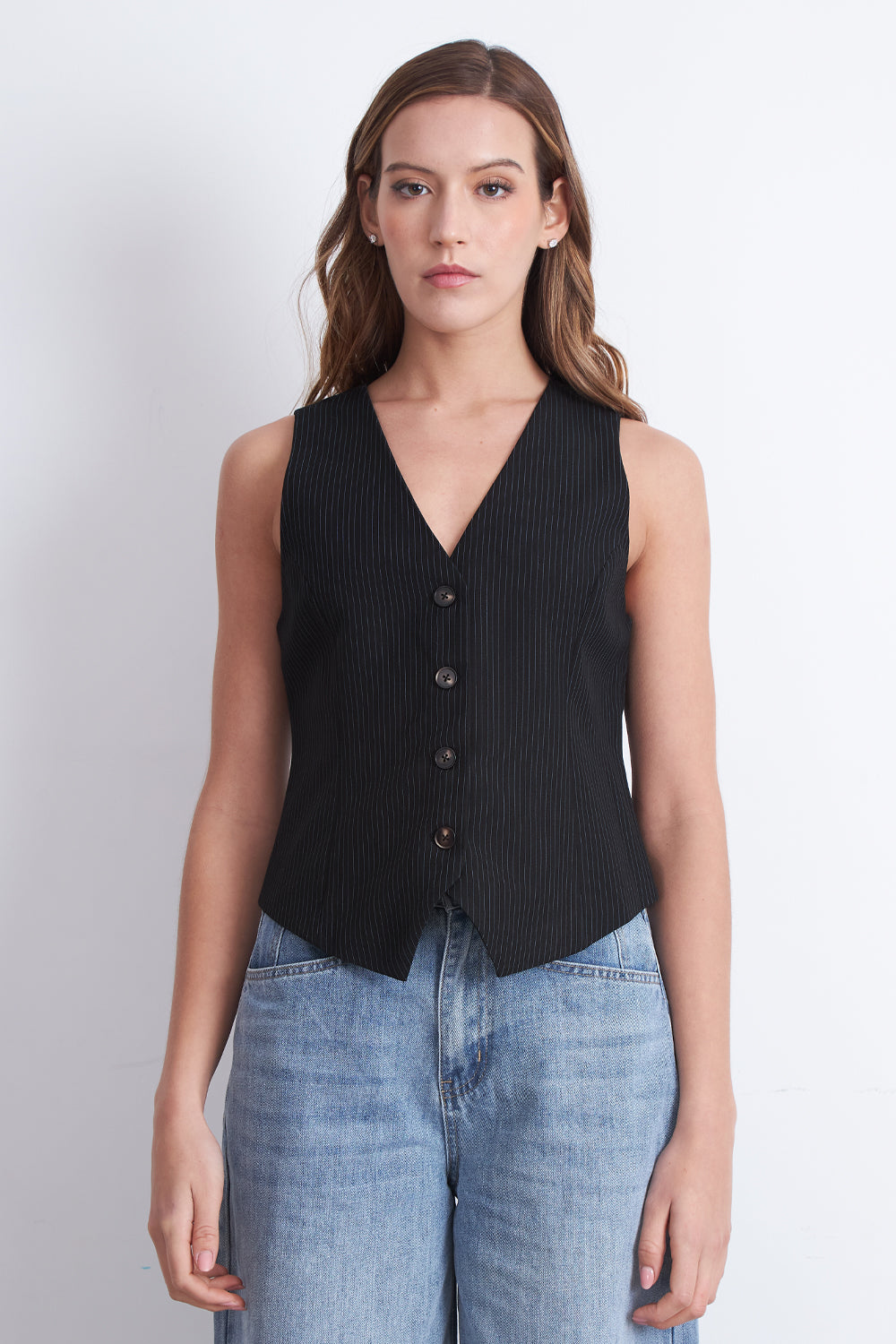 Gilet Sastrero Rayas Diplomáticas Azul Marino