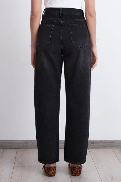 Jeans Barrel Negro