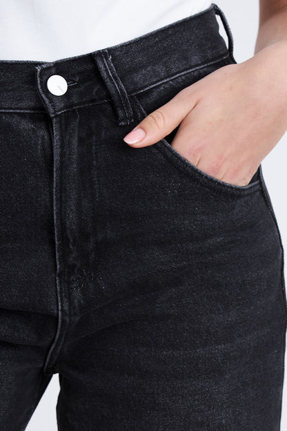 Jeans Barrel Negro