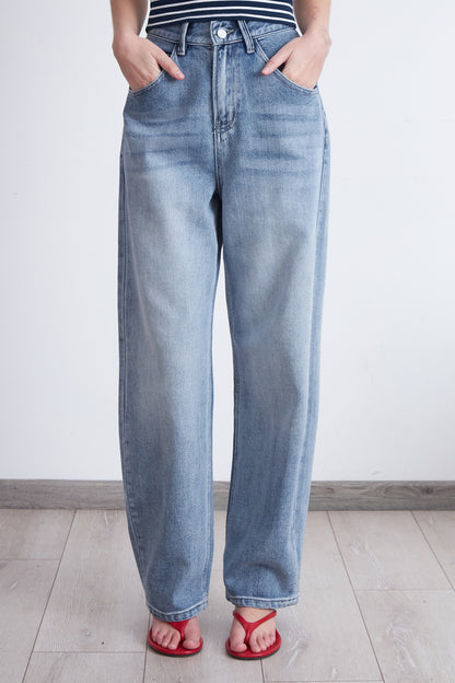 Jeans Barrel Celeste