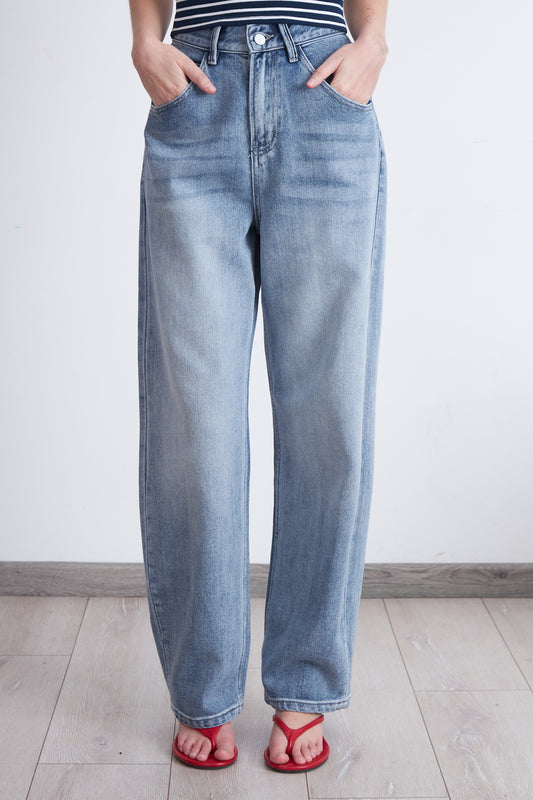 Jeans Barrel Celeste