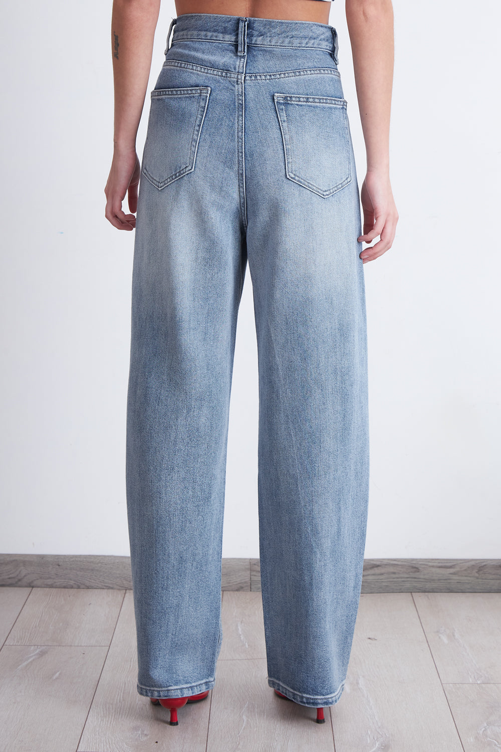 Jeans Barrel Celeste