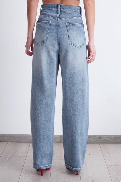 Jeans Barrel Celeste