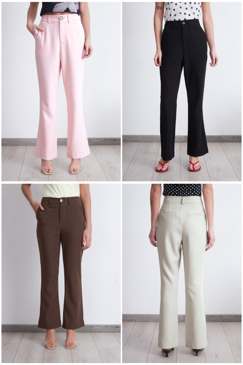 Pantalón Sastrero Recto Blanco