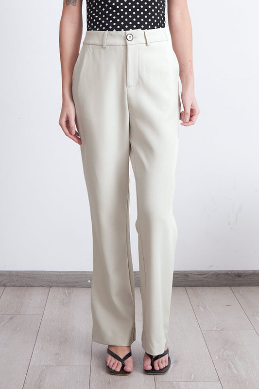 Pantalón Sastrero Recto Blanco