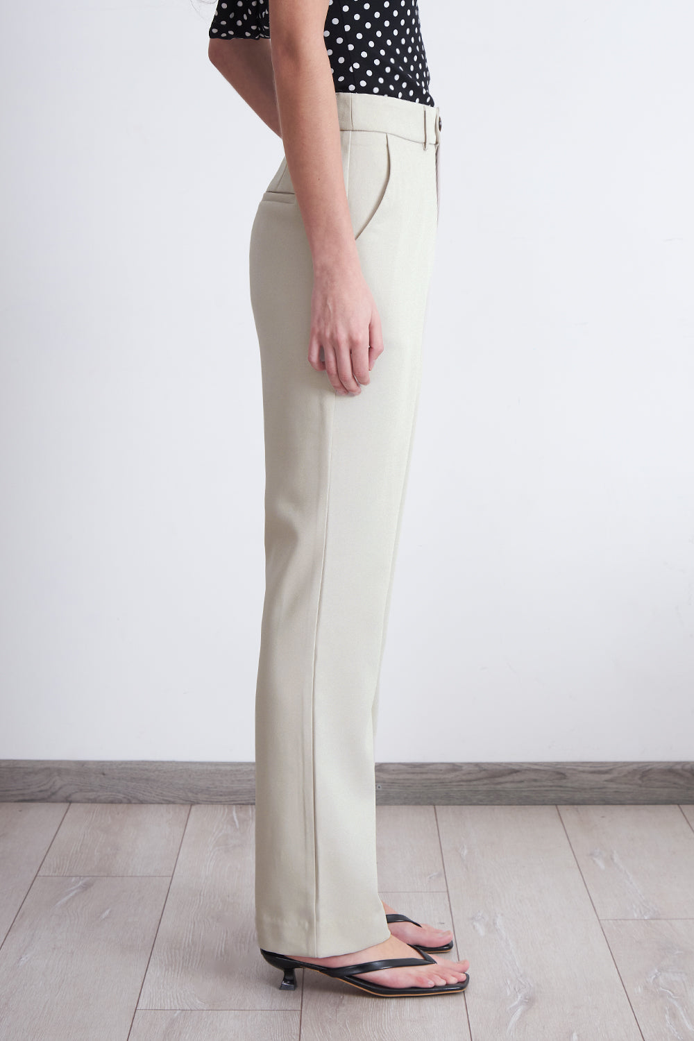 Pantalón Sastrero Recto Blanco