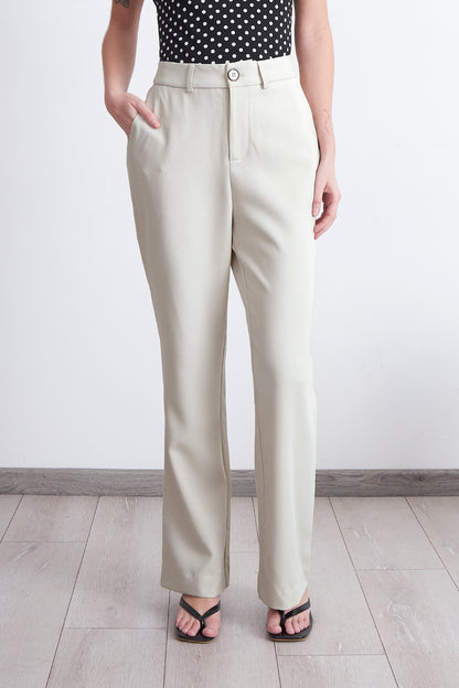Pantalón Sastrero Recto Blanco