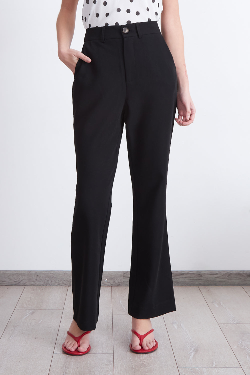 Pantalón Sastrero Recto Negro