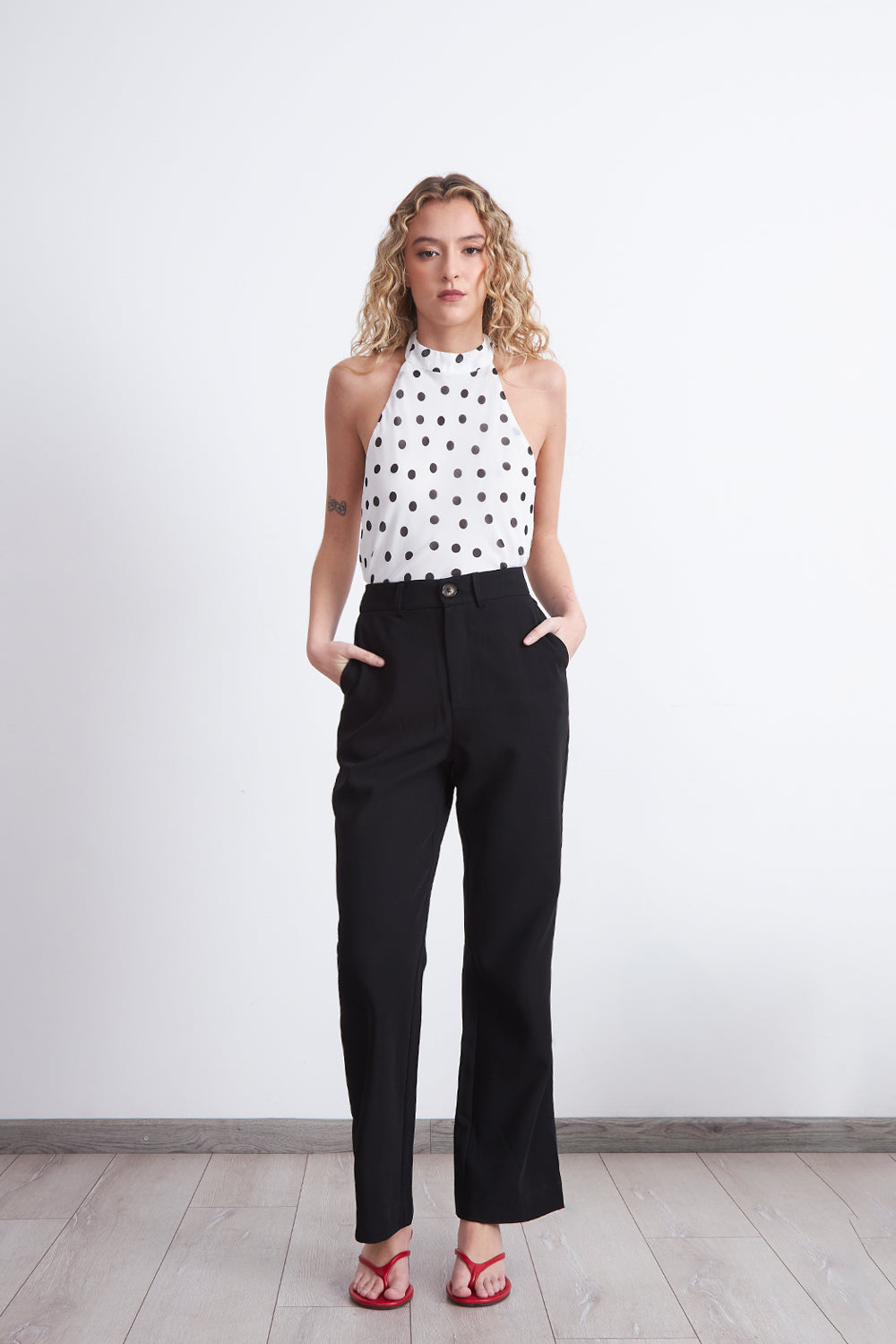 Pantalón Sastrero Recto Negro