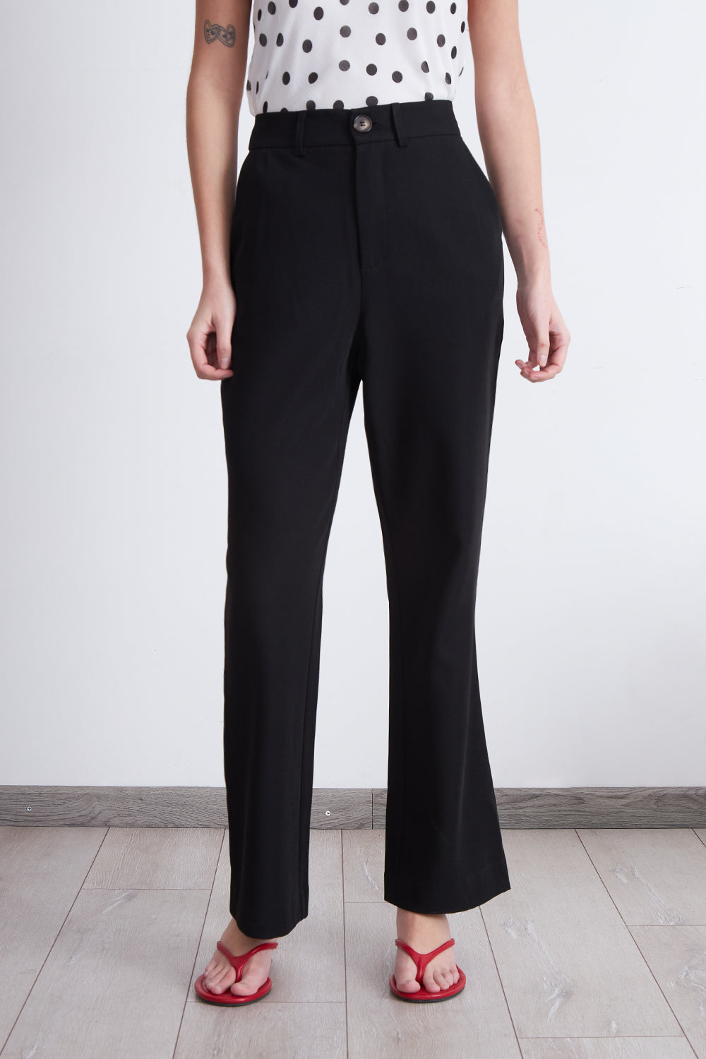 Pantalón Sastrero Recto Negro
