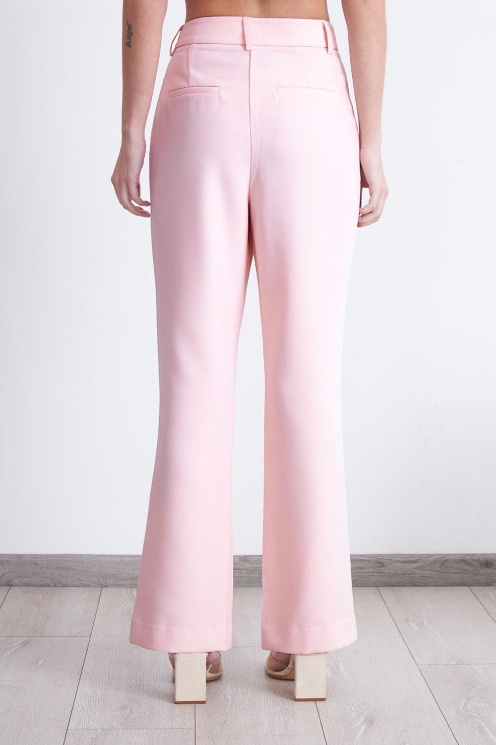 Pantalón Sastrero Recto Rosado