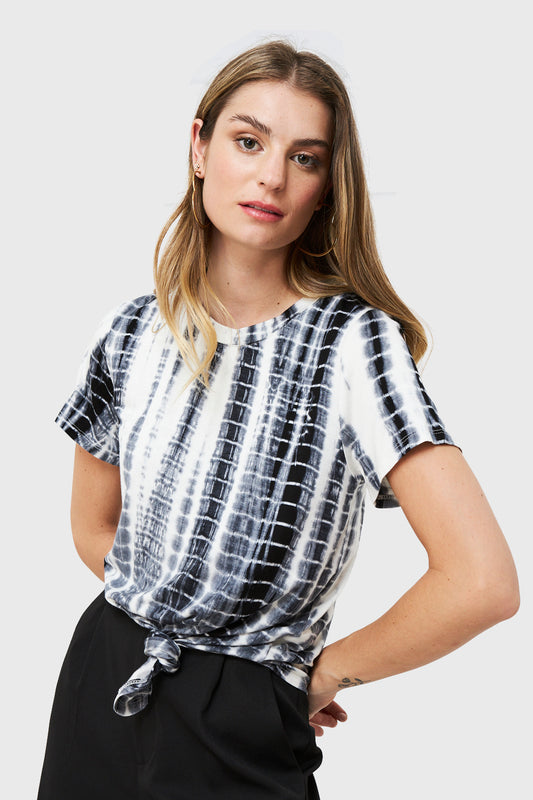 Polera Tie Dye Negro