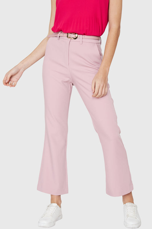 Pantalón  Cinturón Rosa