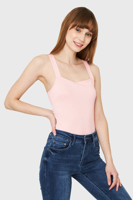 Body Tirante Ancho Rosa