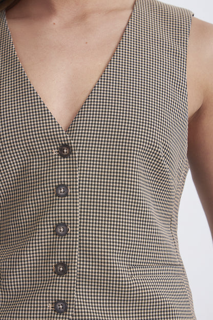 Gilet Espalda Ajustable Khaki