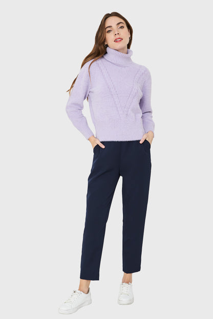 Sweater Beatle Brillos Lila