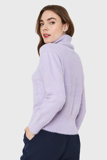 Sweater Beatle Brillos Lila