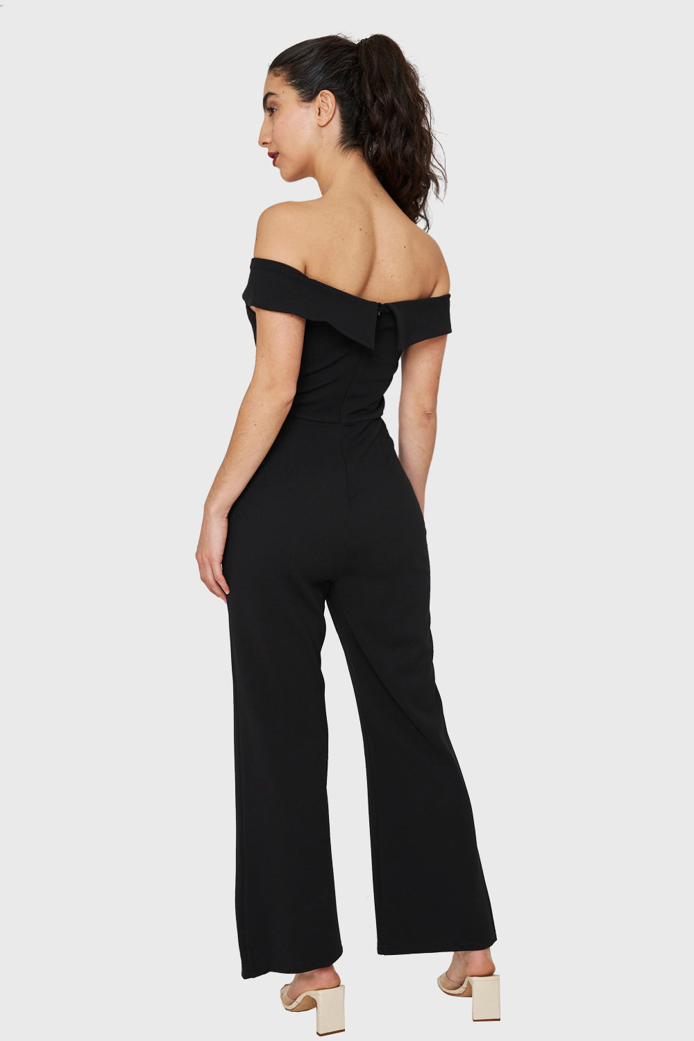 Enterito Escote Bardot Negro