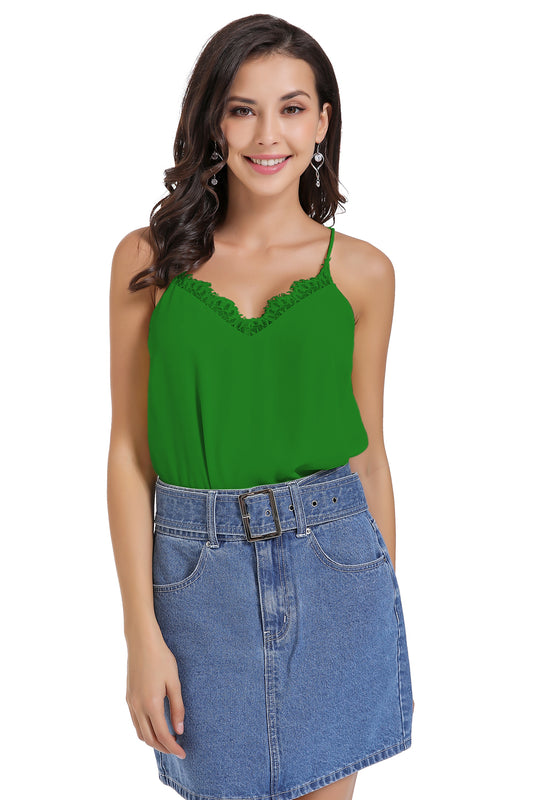 Top  Pabilo  Espalda Cruzada Verde