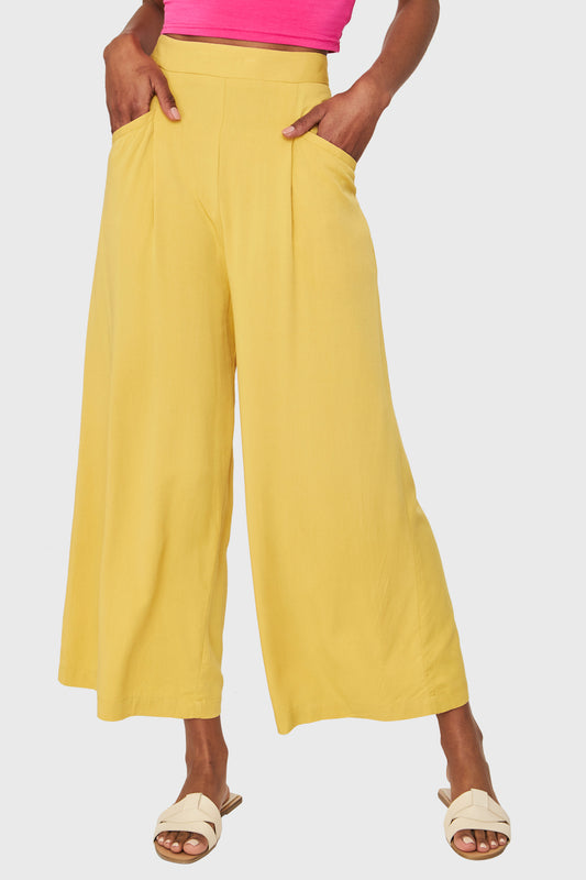 Culotte Holgado Amarillo