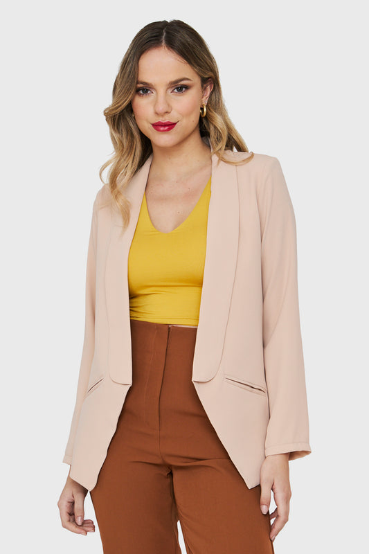 Blazer Solapa Larga Khaki