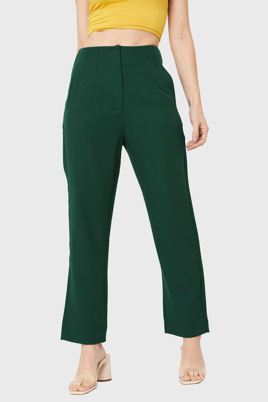 Pantalón Pinzas Verde