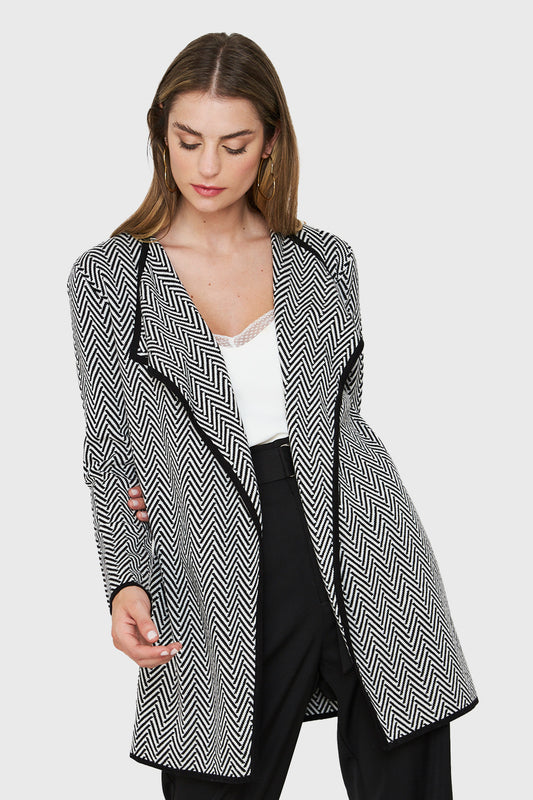 Tapado Zigzag Blanco