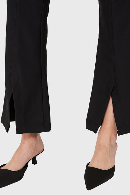 Pantalón Tajo Tobillo Negro