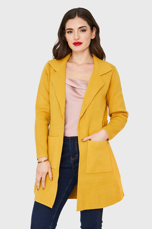 Tapado  Bolsillos Amarillo