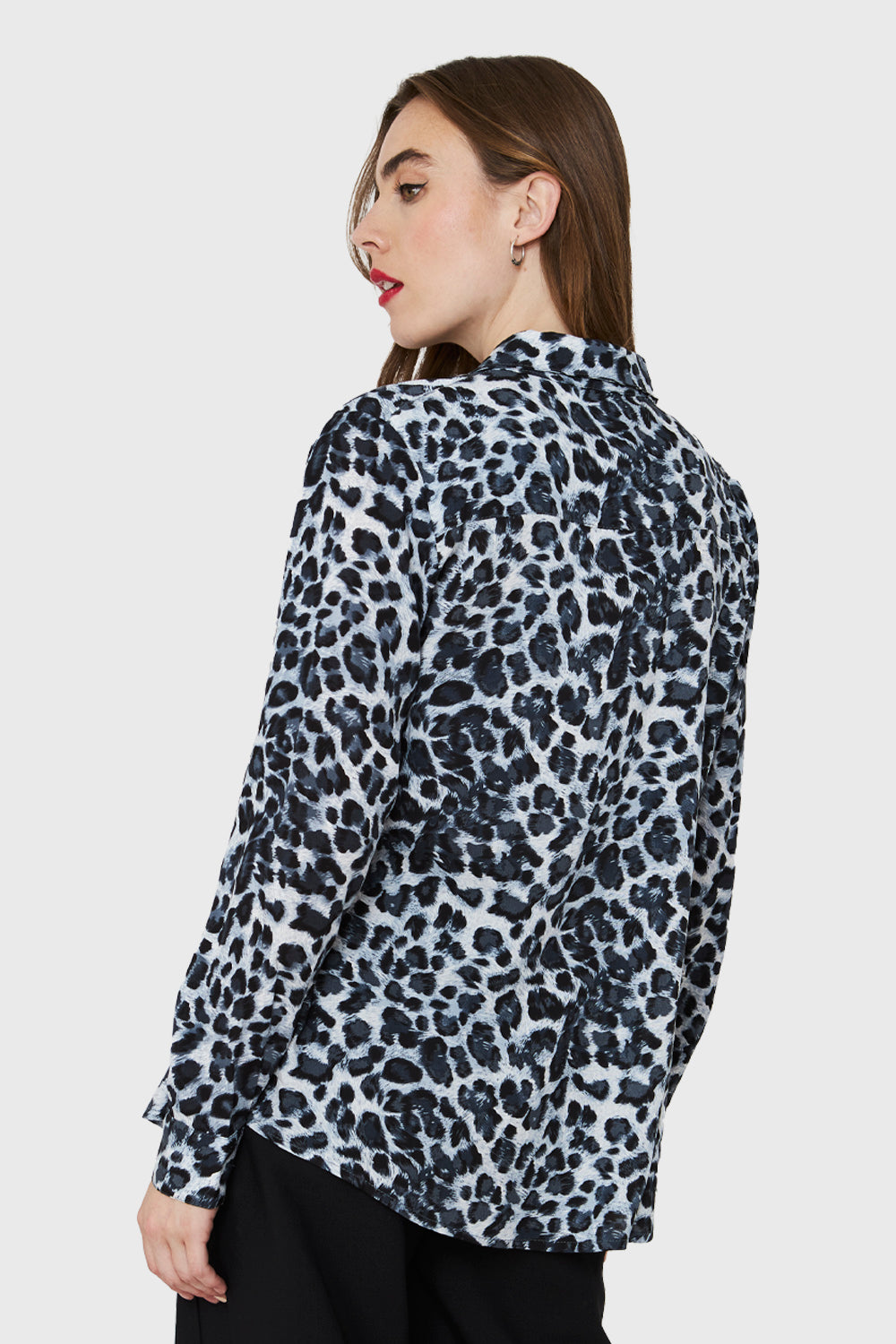Blusa Leopardo Gris