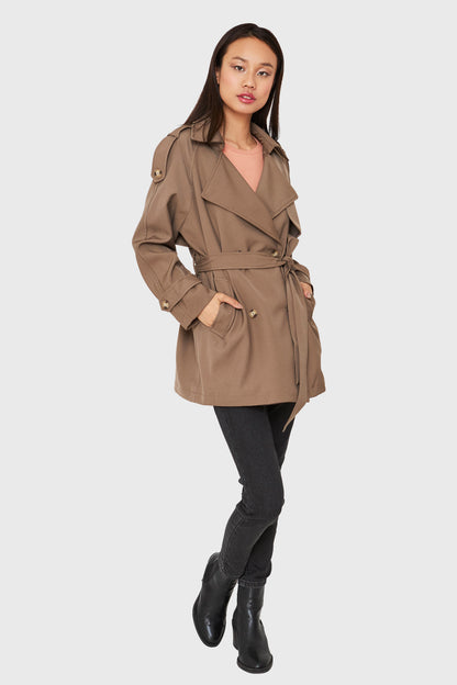 Trench Midi Taupe