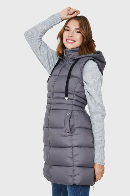 Parka Sin Mangas Grisperla
