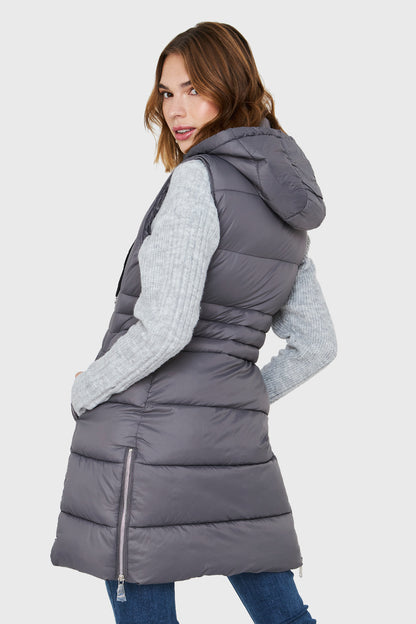 Parka Sin Mangas Grisperla