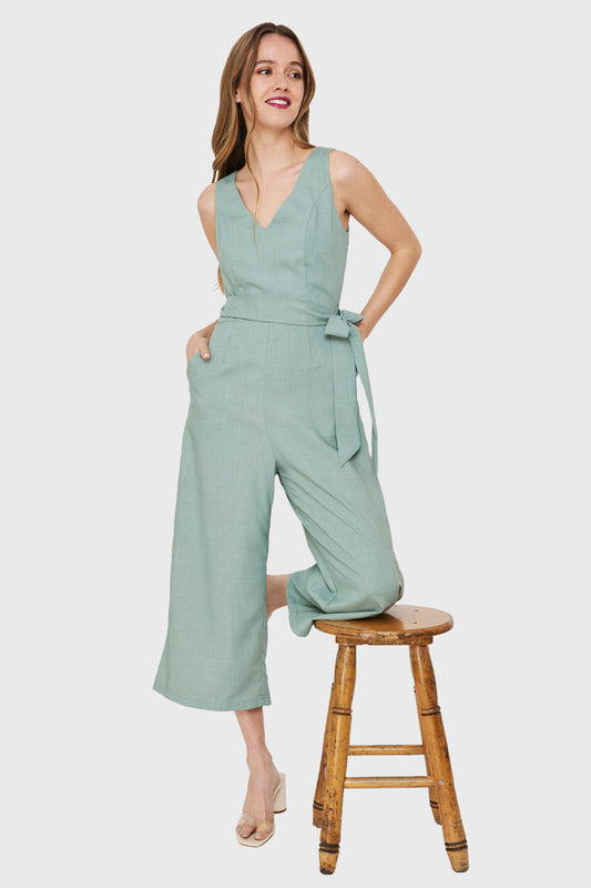 Enterito Cut Out Espalda Menta