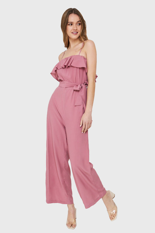 Enterito Escote Vuelo Rosa