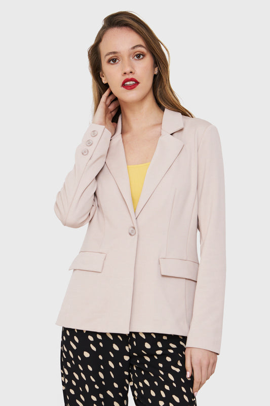 Blazer Bolsillos Khaki