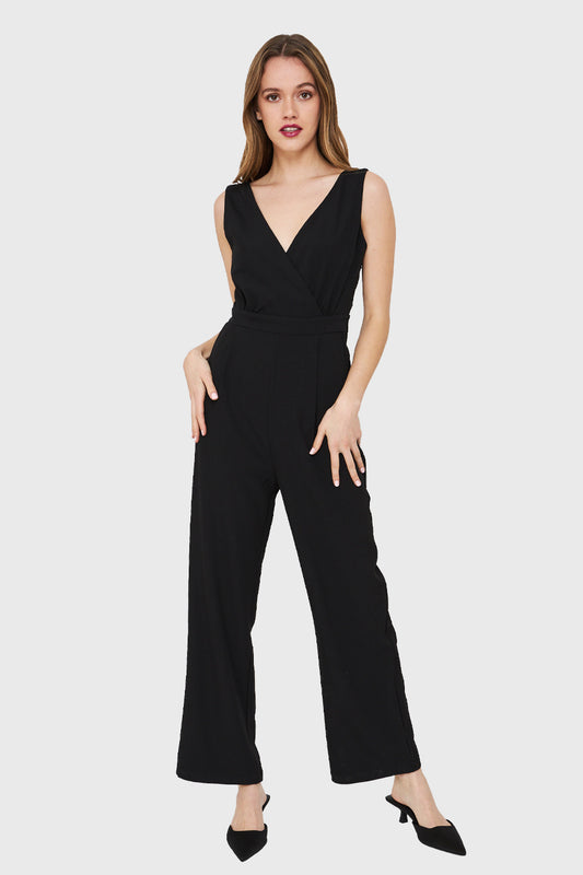 Enterito Detalles Encaje Negro