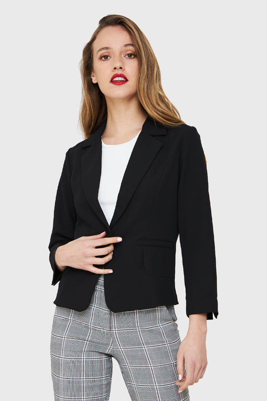 Blazer Corto Negro