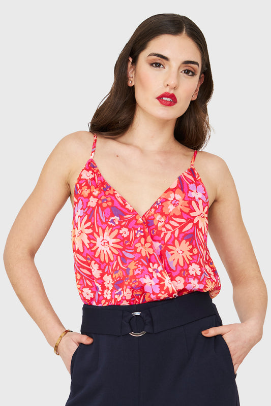 Body Floral Fucsia
