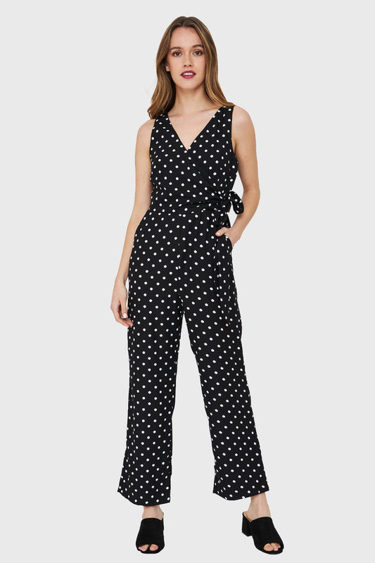 Enterito V Lunares Negro