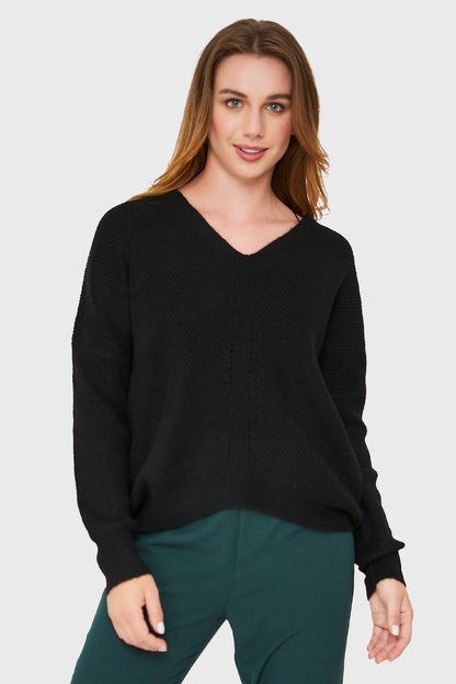 Sweater Holgado Negro