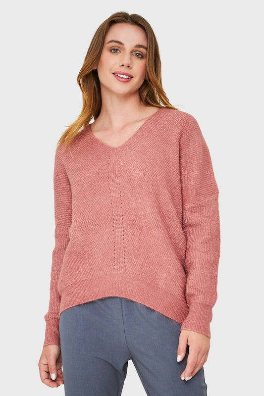 Sweater Holgado Palo Rosa